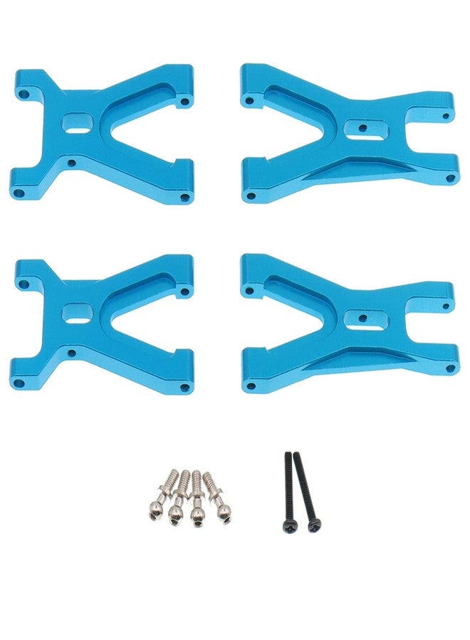 Treehobby 4PCS Aluminum Alloy Front & Rear Swing Arms Sets Compatible with WLtoys A949 A959 A969 A979 K929 1/18 RC Car Upgrade Parts (Blue) - Image 4